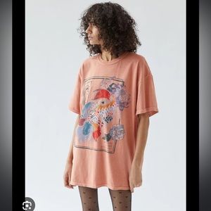 Koi Fish Oversized t shirt dress